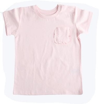 BABY BEAR LEON t-shirt dziecięcy z krótkimi Róż 74