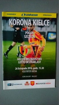 Program Korona Kielce Pogoń Szczecin 26.11.2016