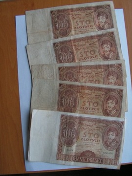 Z-w banknotów z 1932/34 roku 100 zł