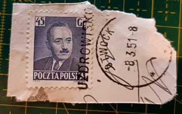 Fi 539 Bierut znaczek pocztowy kas