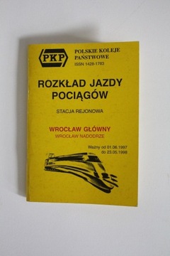 Rozkład Jazdy Pociągów Wrocław Główny 1997-98
