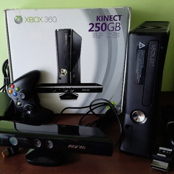 Konsola Microsoft Xbox 360 Slim KINEC 250 GB 