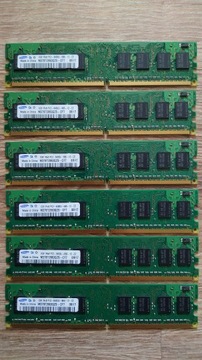 Pamięć Samsung 1GB DDR2 PC2-6400 M378T2863QZS-CF7