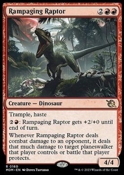 MTG Rampaging Raptor