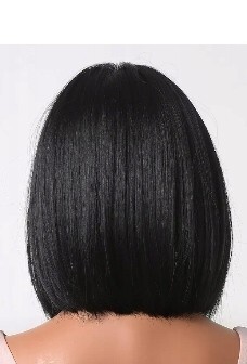 Peruka włosy syntetyczne czarny Perukowe