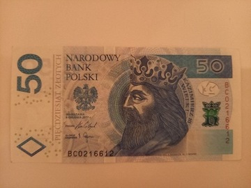 Banknot kolekcjonerski 50 zł Radar