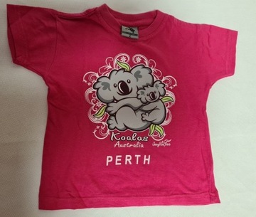 T-shirt dziewczęcy Australia r.92