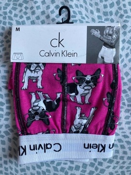 Nowe Majtki Bokserki Męski Calvin Klein Buldog r M