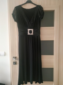 Sukienka czarna, rozmiar 40, Kataya