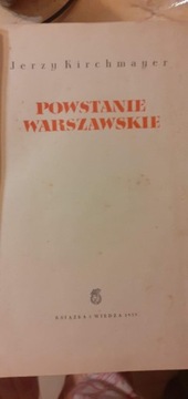 Powstanie Warszawskie Jerzy Kirchmayer