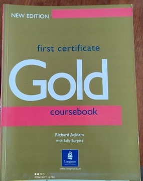 GOLD First Certificate 