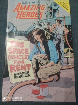 Komiks Amazing Heroes number 94 1986