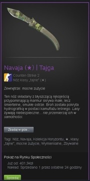 Navaja Knife Tajga WW