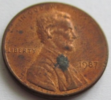 1 cent USA 1987 r. 