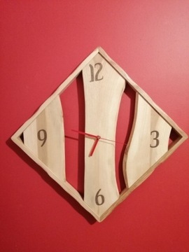 Zegar ścienny drewniany 40 cm