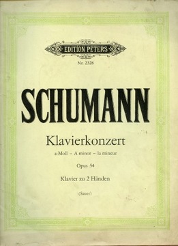 Schumann Klavierkonzert - NUTY - Edition Peters