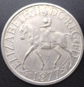 Moneta pamiątkowa Elżbieta II  1877 kopia 17.67g