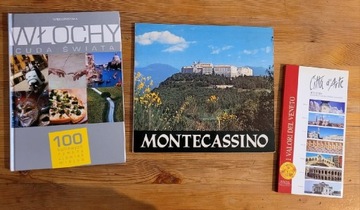 3 książki Włochy, Montecassino