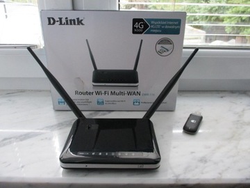 Router D-Link DWR-116 +Huawei E3131 +Antena 17 Dbi