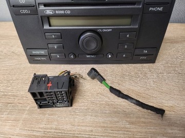 Kostki ISO radia antena Ford 6000CD Focus Mondeo