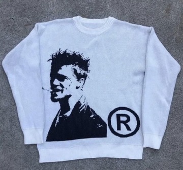 Tyler durden brad pitt bluza crewneck vintage y2k