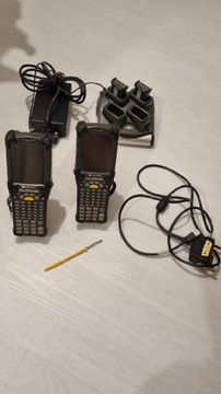 Motorola MC909 czytnik kodów stacja baterie zestaw