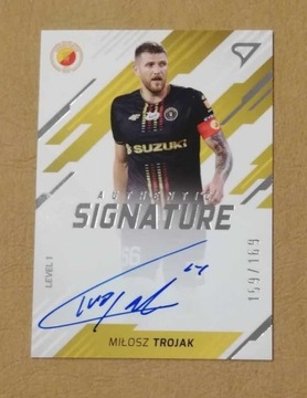 Karta autograf M.Trojak Korona Kielce Sportzoo