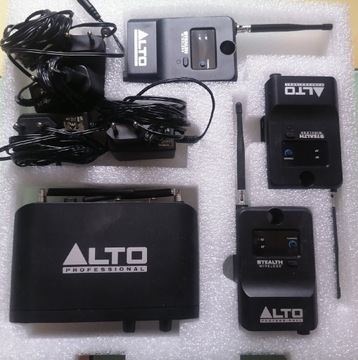 ALTO Profesionalny Zestaw Stereo do nagłośnienia Nadajnik i 3x odbiornik 