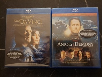 KOD DA VINCI + ANIOŁY I DEMONY [BLU-RAY] PL, FOLIA