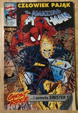 Amazing Spider-Man Człowiek Pająk 8/1993 TM-Semic