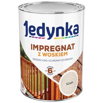 Jedynka Impregnat z woskiem SZARY 0,9l