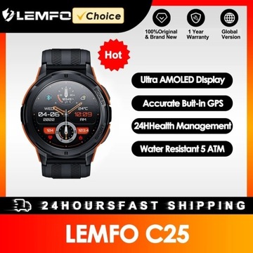 SmartWatch LMFO C25 AOLED always on display