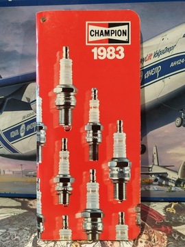 KATALOG ŚWIEC ZAPŁONOWYCH FIRMY CHAMPION 1983