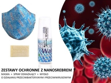 Raypath Maseczka+ woda + mydlo z nanosrebrem 