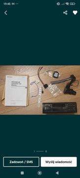 Sony xr-4750rds + joystick + instrukcja obsługi  