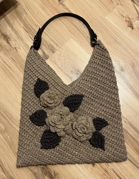 Torba na ramię , handmade 