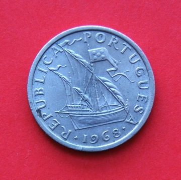 5 Escudo 1968 r -   Portugalia   stan !