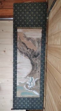 Oryginalny japoński obraz kakemono