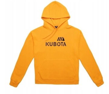 Bluza z kapturem KUBOTA pomarańczowa UNISEX L