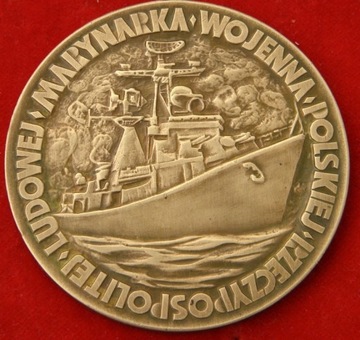 Medal Marynarka Wojenna PRL W obronie morskich gr.