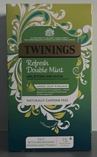 Twinings Refresh Double Mint 15 piramidek