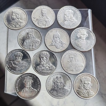 12 monet, poczet królów, piękne mennicze zest. 2