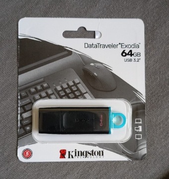 Pendrive USB Kingston DataTraveler Exodia 64gb 