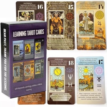 Karty Tarota do nauki z opisami Learning Tarot