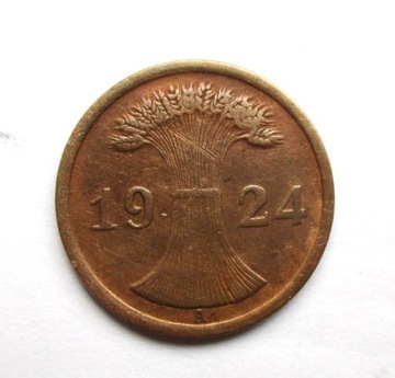 2 Pfennigi 1924 r.  A.