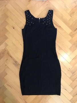 Dzianinowa sukienka H&M Divided XS/34 Mała czarna