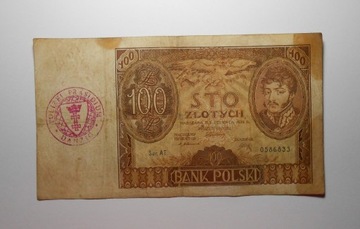Stary banknot polski 100 złotych 1932 rzadki