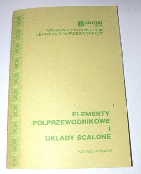 Katalog UNITRA CEMI UKŁAD SCALONY DIODA TRANZYSTOR