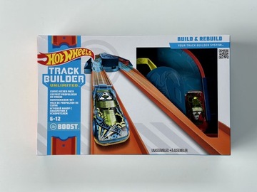 HOT WHEELS TRACK BUILDER CURVE KICKER PACK BOOST