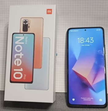 Xiaomi Redmi Note 10 Pro Pełen komplet T-Mobile PL